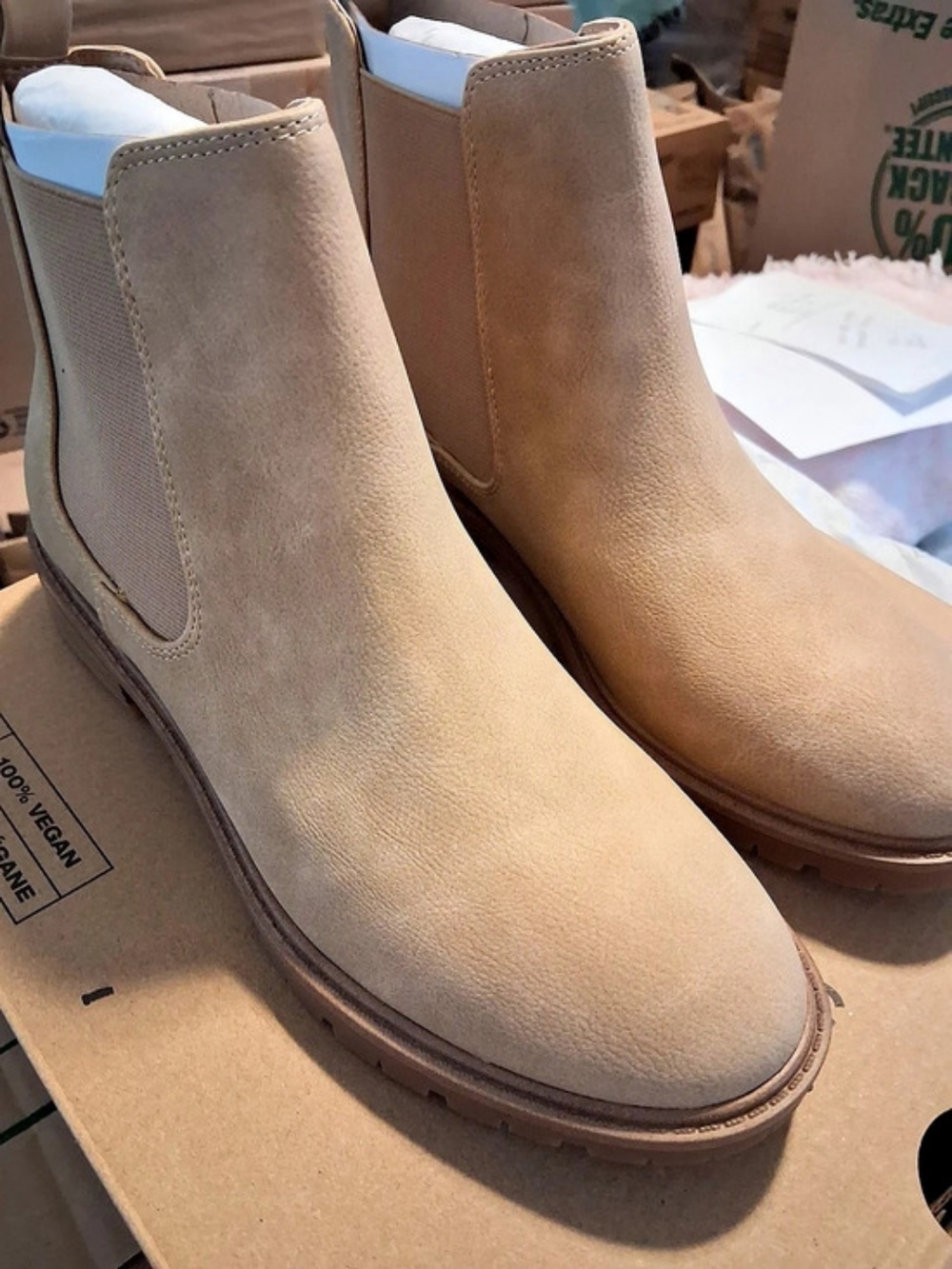 Call It Spring Zayra Chelsea Boots Tan US Women’s Size 7.5 B